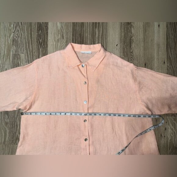 Bryn Walker Linen Tunic Swing Top Relaxed Lagenlook‎ Size Large Med - Picture 9 of 9